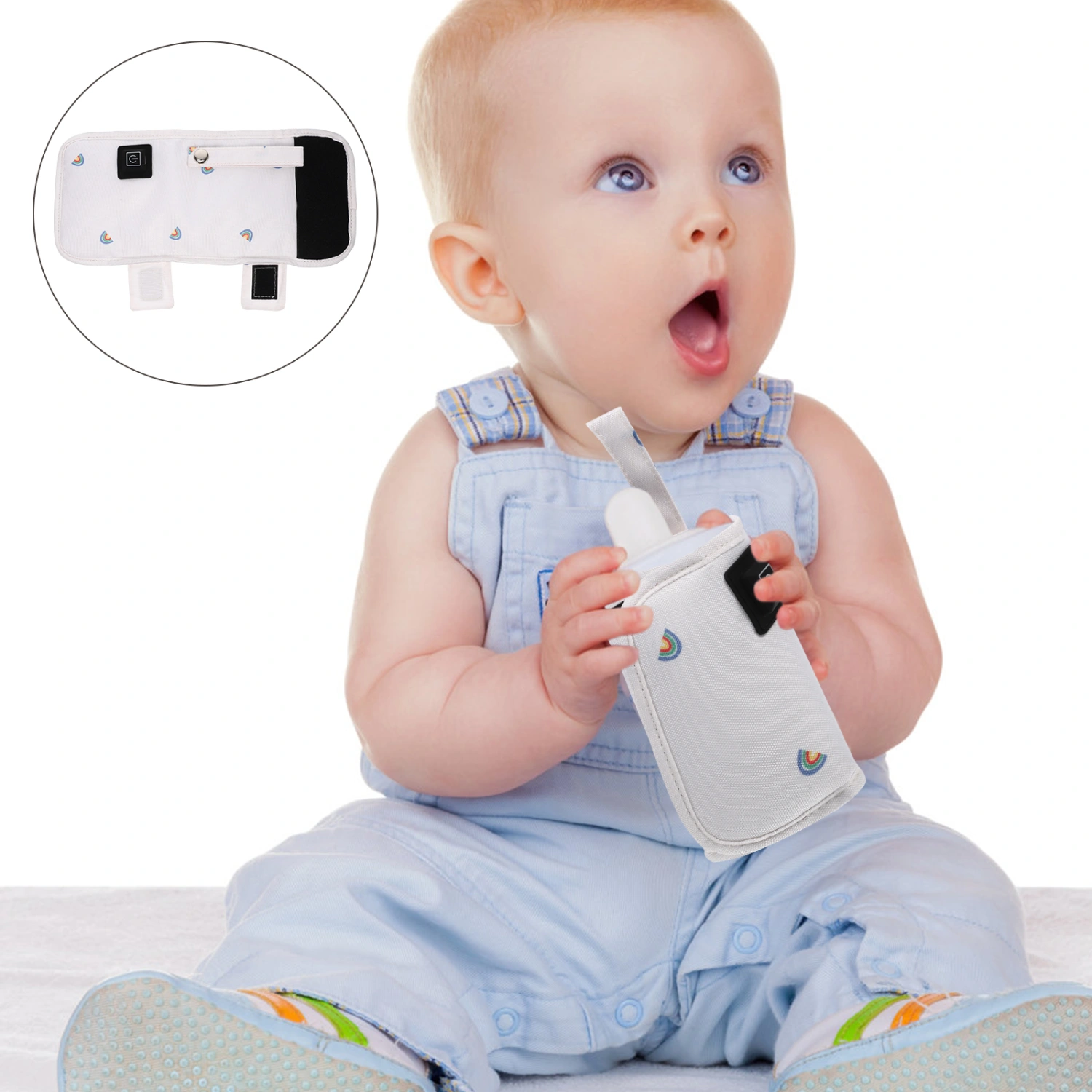 1 Set of Baby Milk Bottle Warmer USB Bottle Warmer USB Feeding Bottle Warmer Baby Supply