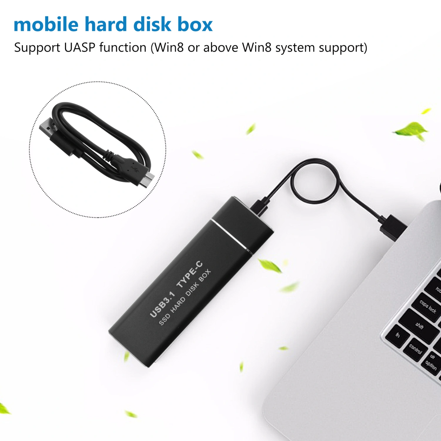 Mini M.2 NGFF SSD SATA To USB 3.0 Aluminum Hard Disk Box Storage Box Adapter