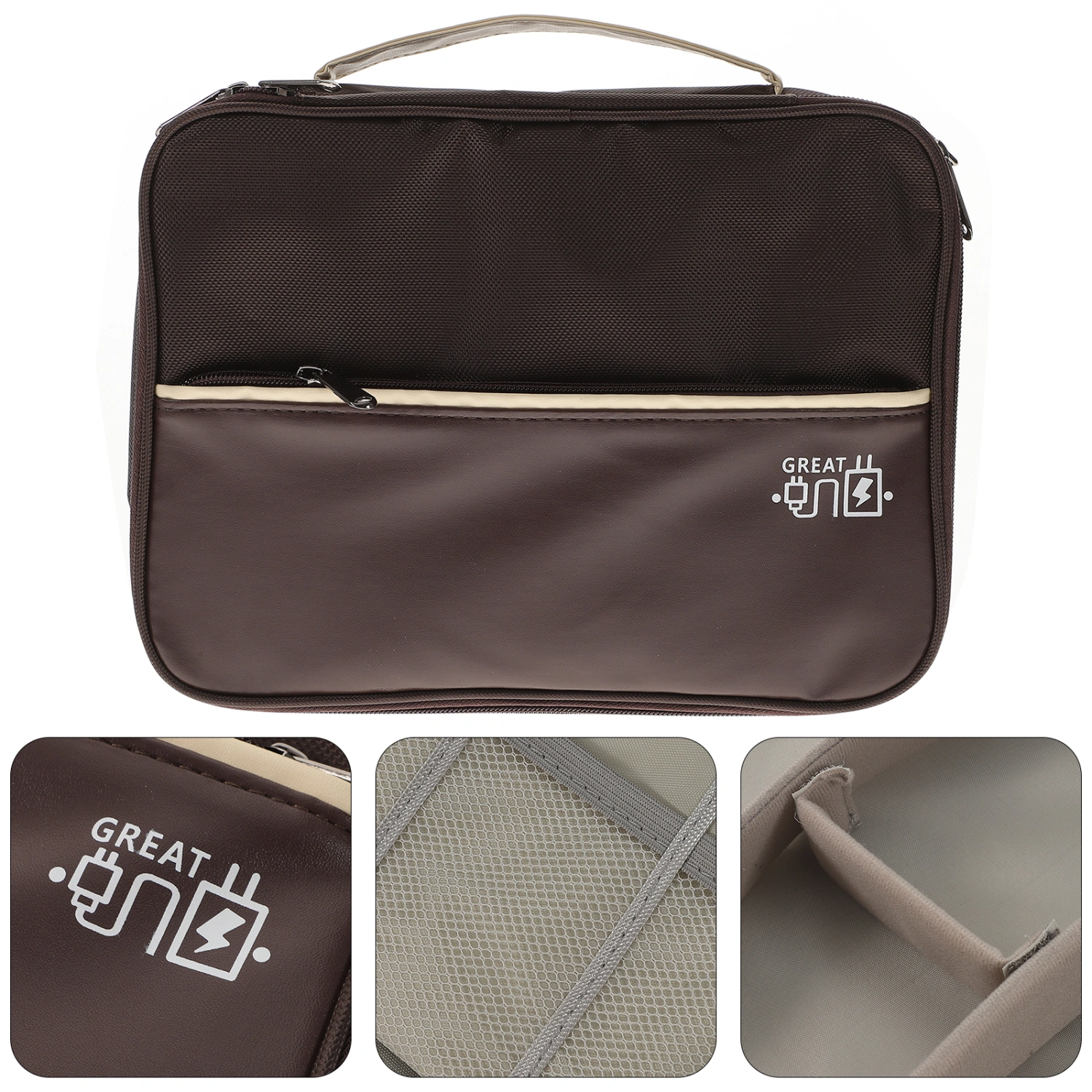 Cord Organizer Multi-layer Zipper Cord Organizer Travel Cable Charger Case