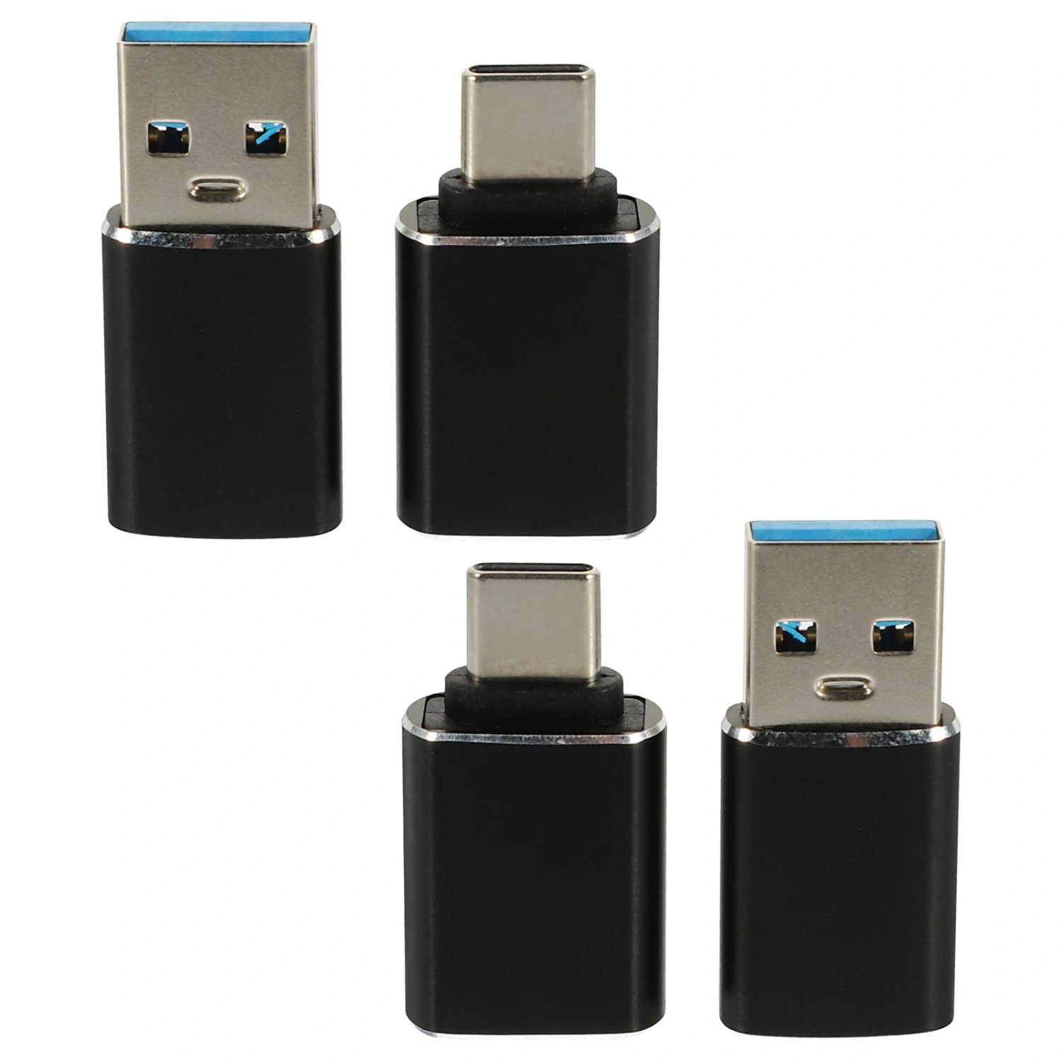 4pcs USB-C to USB Adapter OTG Adapter USB 3.0 to USB Type-C Converter Supply
