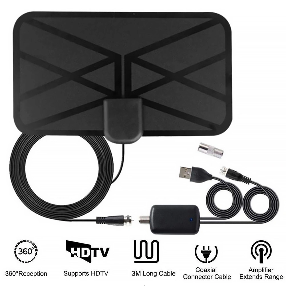 1pc Indoor Smart TV Antenna Practical High Definition 4K Digital Antenna