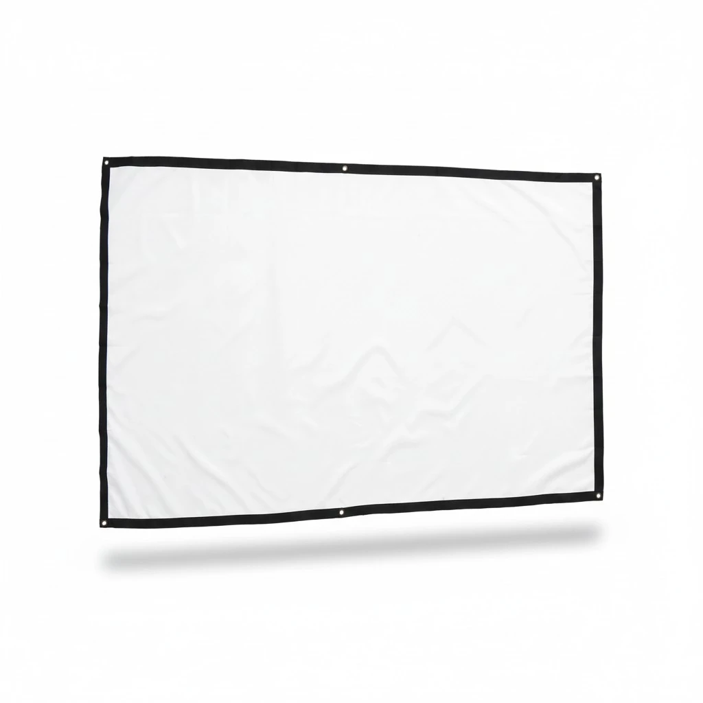 1PC Projector Screen Portable Projector Screen White High End Fiber Projection Screen Synthetic Projector Special Screen for Business Education Home Theater Size 16:9 84 Inches White