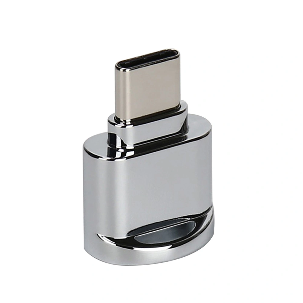 Type-C OTG Adapter USB3.1 Type-C Reader Mobile Phone Tablet PC Connector U-disk Converter Silver Color