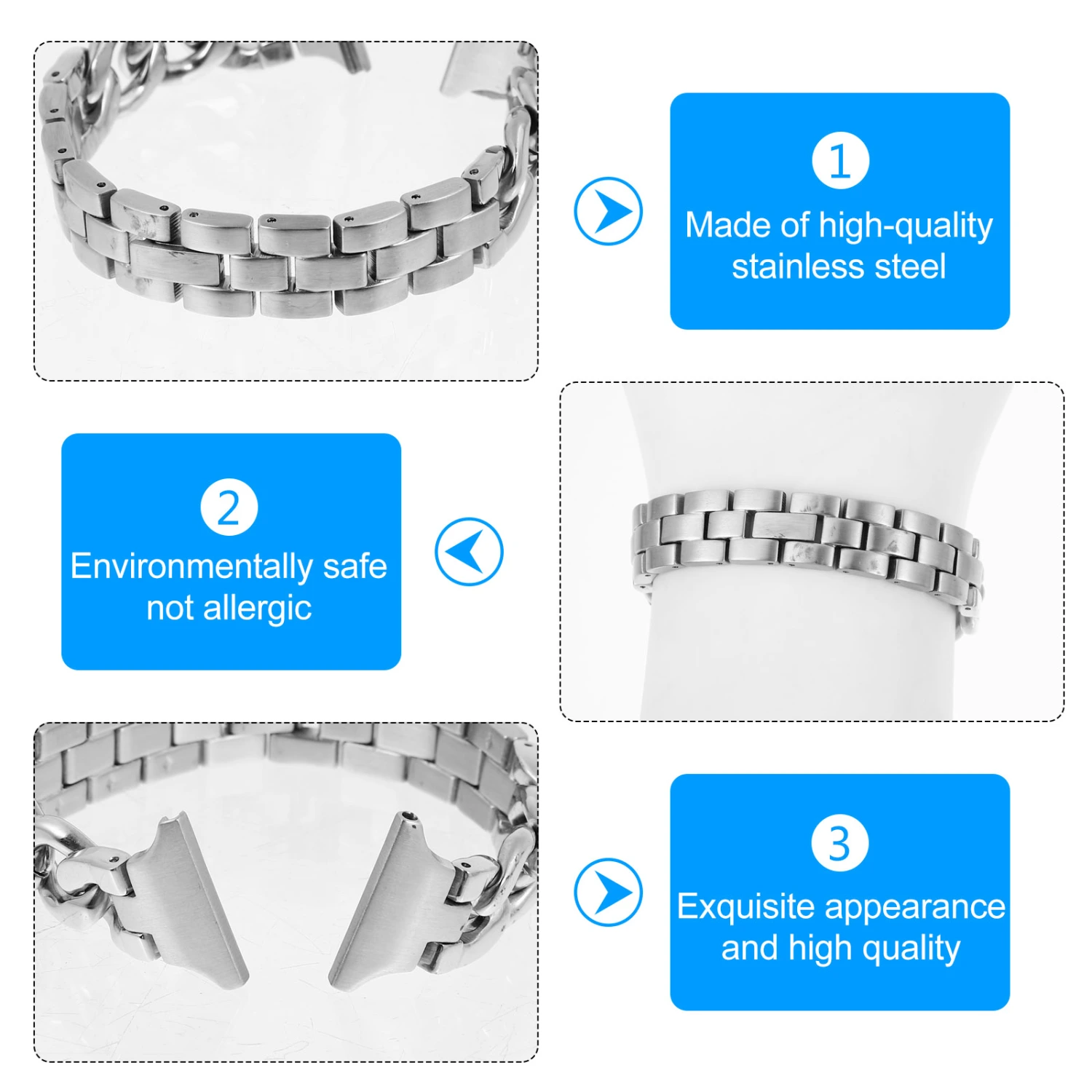 1 Pc Fashionable Watch Bands Delicate Watch Straps Compatible for Galaxy watch 3