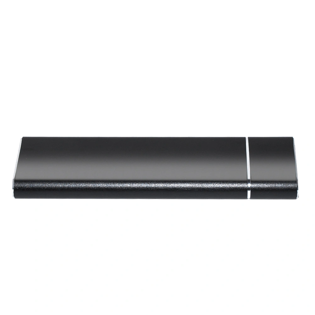 M.2 to USB3.1 Type C NGFF SSD Converter Adapter External Enclosure Case Aluminum Alloy Solid State Mobile Hard Disk Box Adapter (Black)