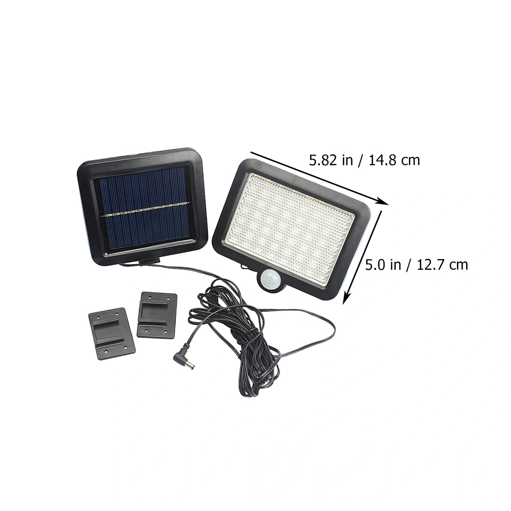 2pcs LED Solar Wall Lights Sensitive Motion Sensor Lamp Outdoor for Garden Patio