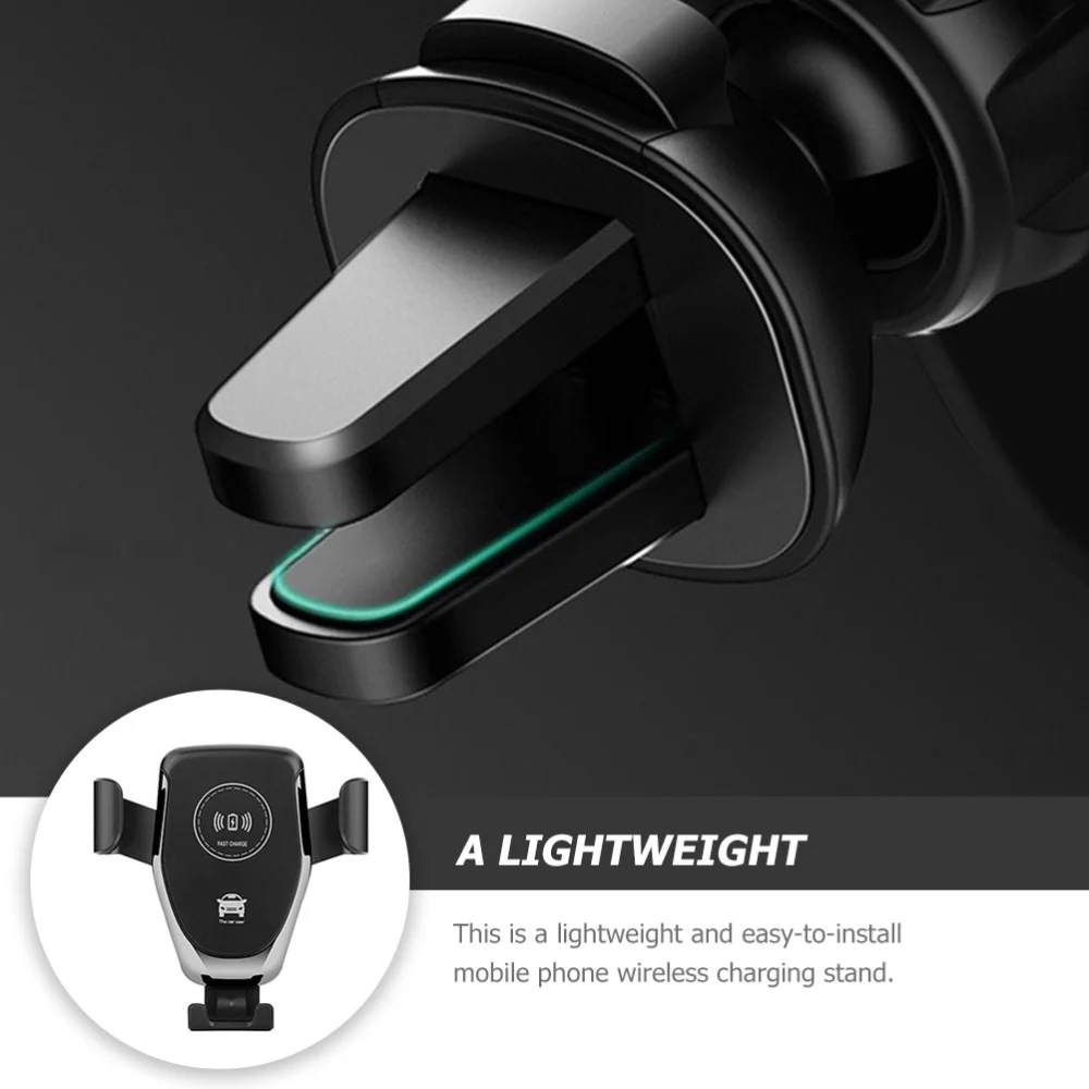 Wireless Car Charger Vehicle Navigation Bracket 10w Rotatable Phone Mount