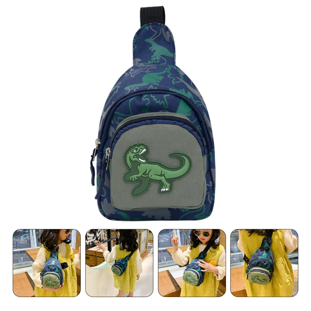 1 Pc Children Shoulder Bag Dinosaur Chest Bag Waist Bag Cross Body Bag