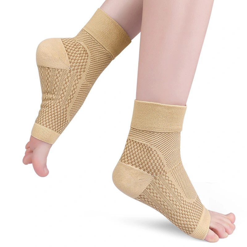 1 Pair Ankle Compression Socks Plantar Fasciitis Compression Sleeve Ankle Brace for Women