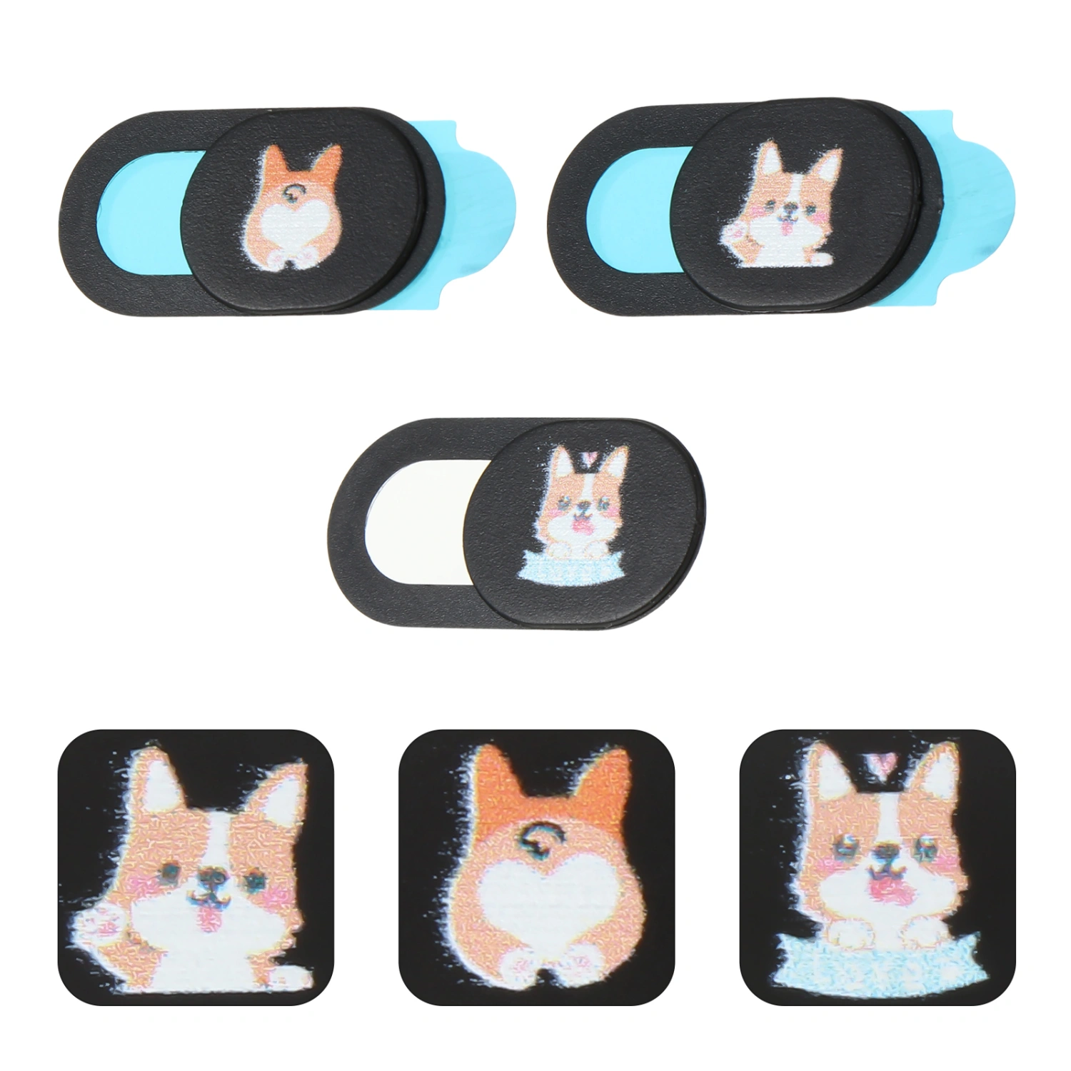 3pcs Laptops Camera Cover Slide Tablet Privacy Protection Webcam Cover Slide