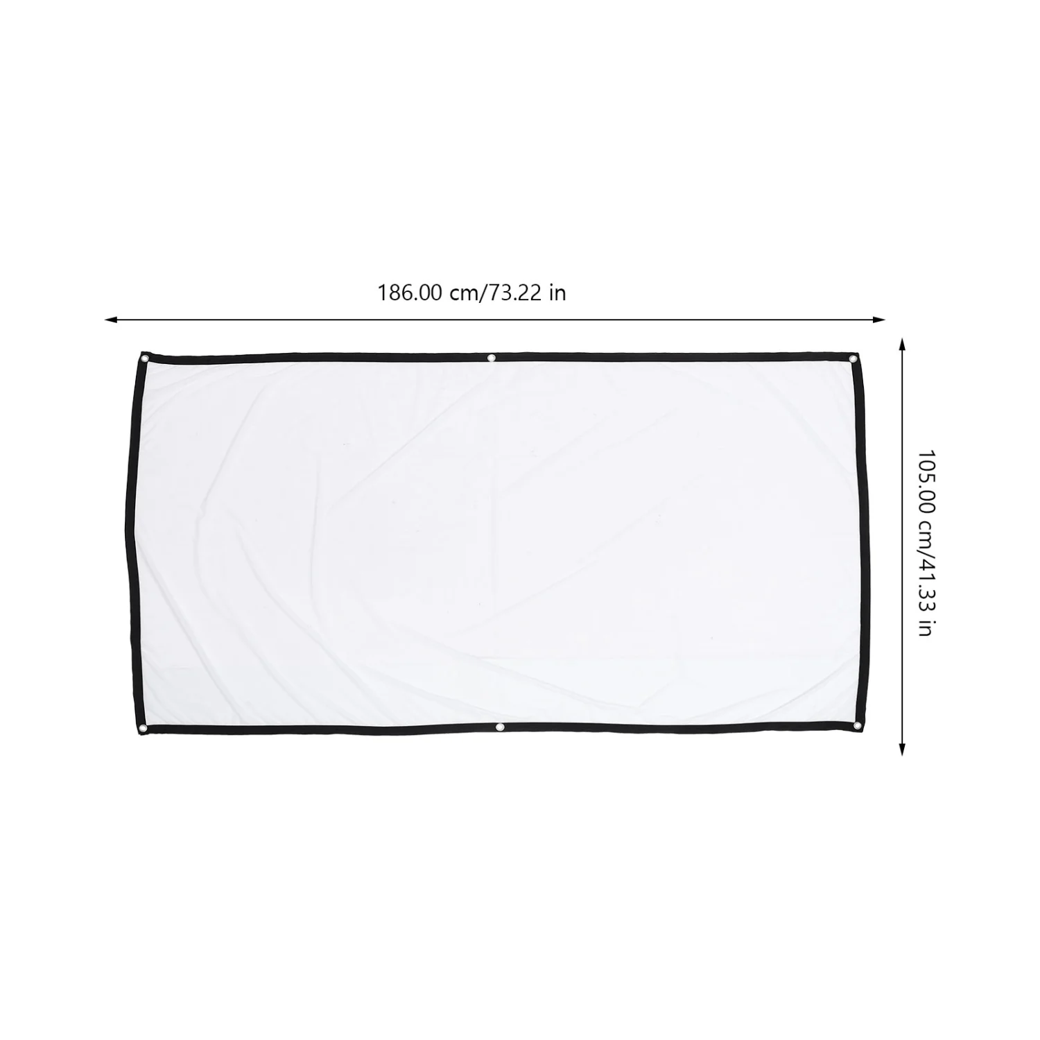 Folding Projector Screen Portable Polyester Projection Screen Outdoor Movie Projection Curtain