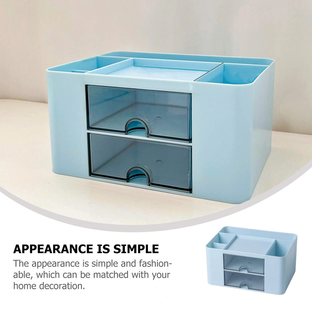 Desktop Stationery Organizer Sundries Organizing Box Bedroom Cosmetics Storage Box