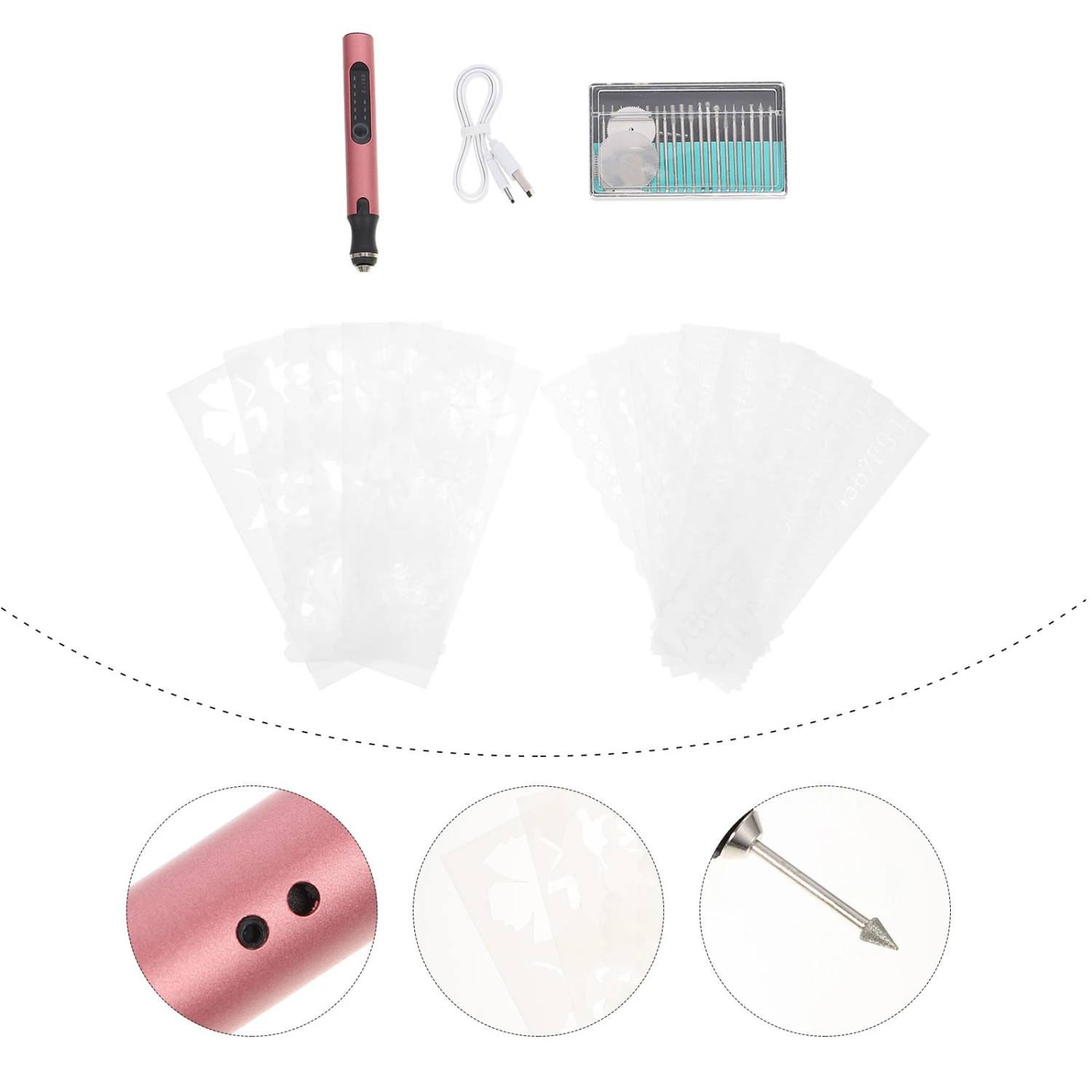 1 Set Electric Grinding Tool Kit Mini Electric Grinder Set for Trimming Polishing