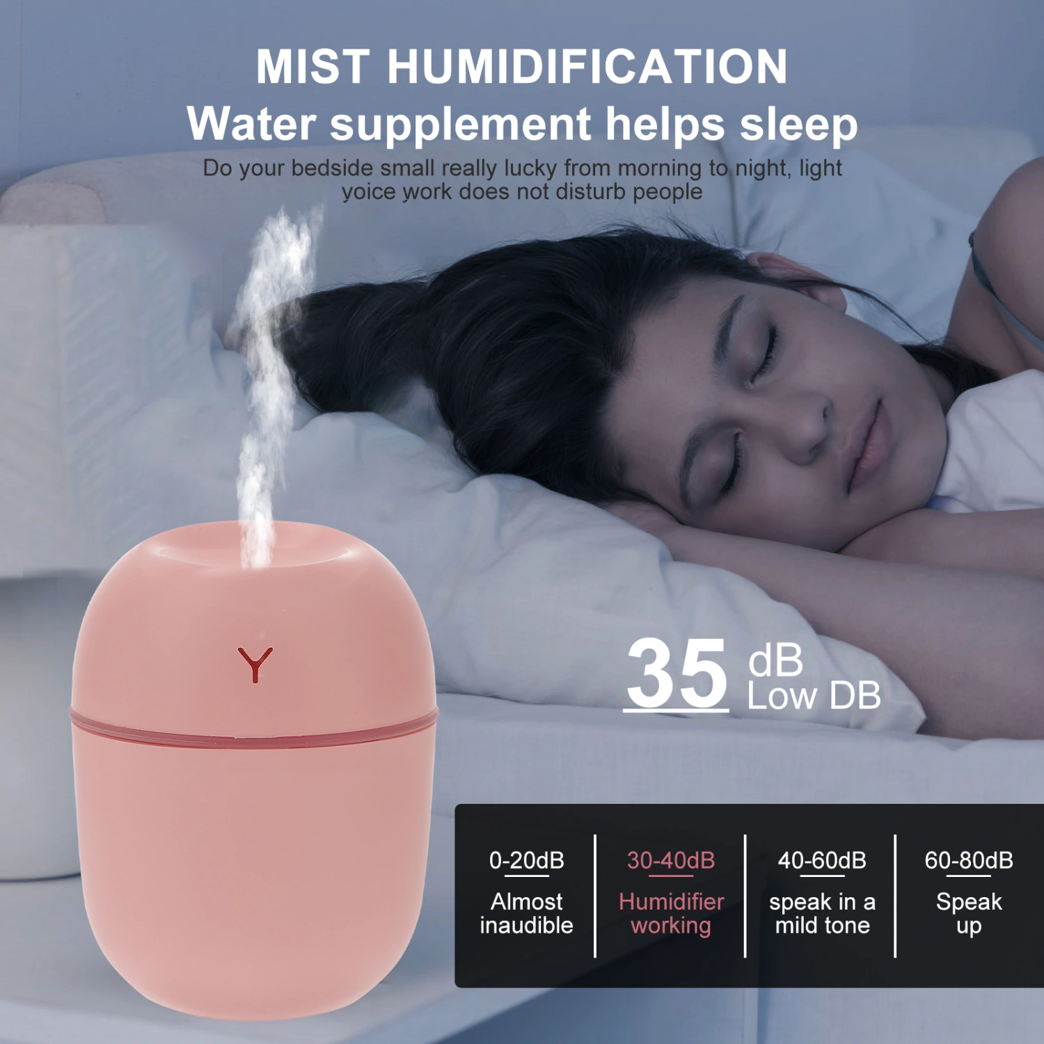 Practical USB Humidifier Mist Humidifier Air Humidifier Portable Humidifier for Home