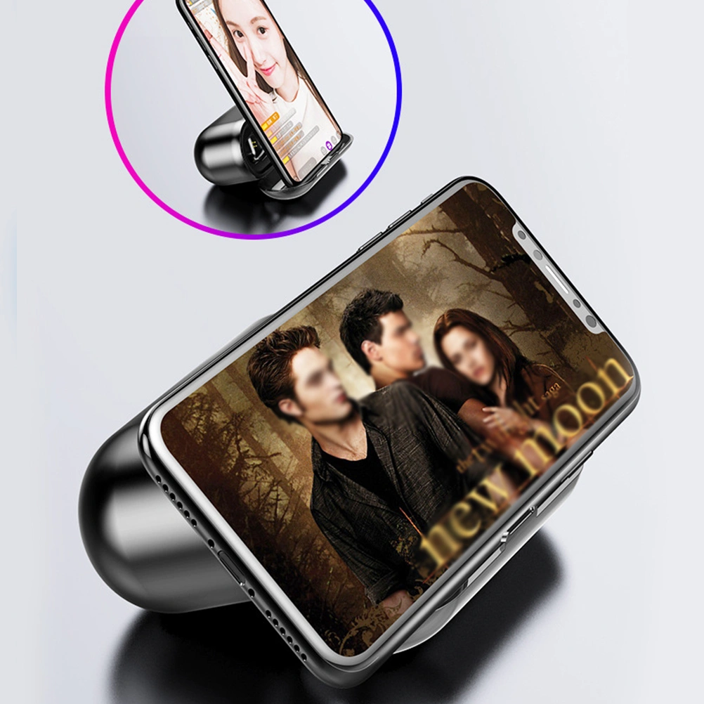 TWS Earphones Wireless Earbuds Waterproof Touch Control Stereo Noise Cancelling Digital Display Headset with 2000mAh Charging Box (Black)