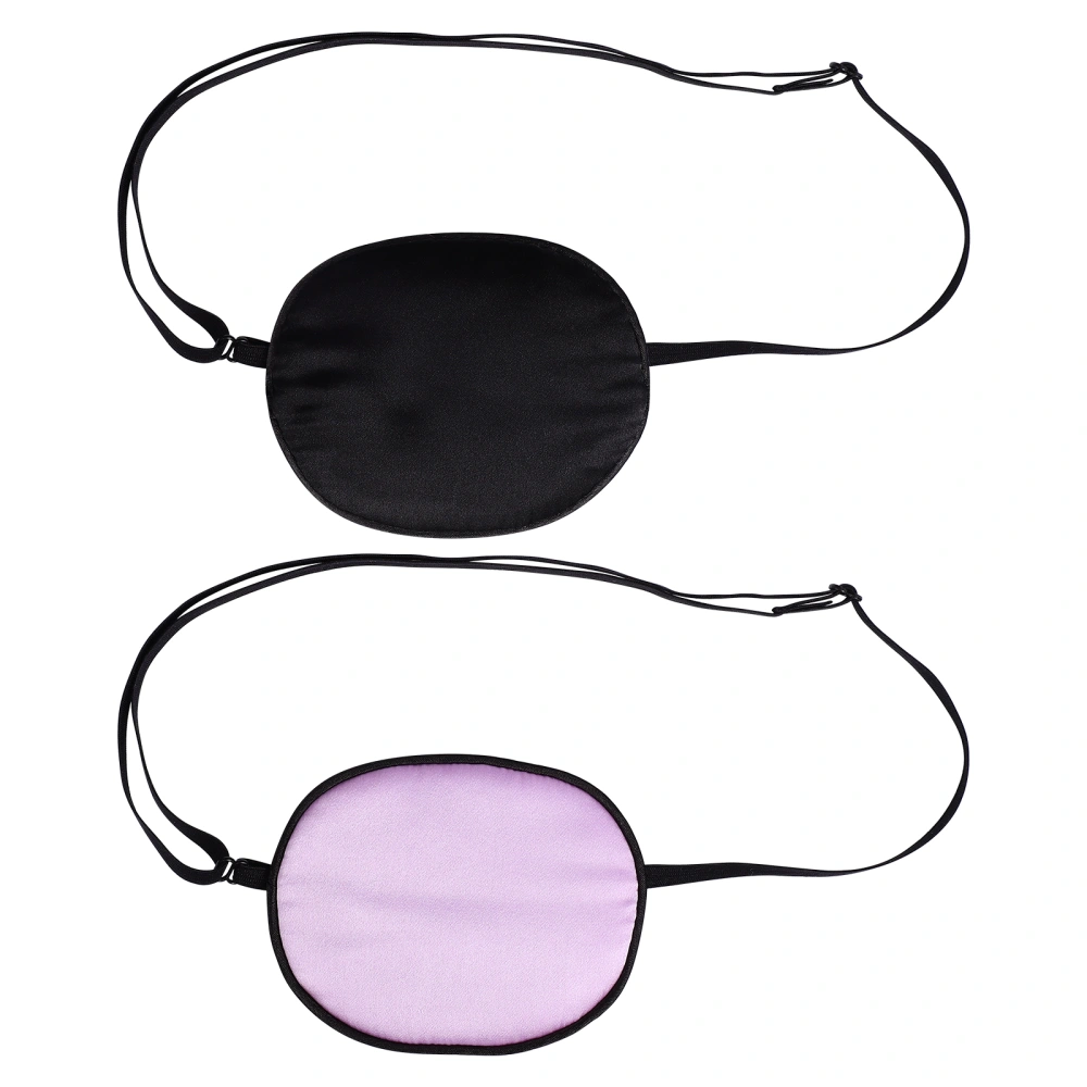 ULTNICE 2pcs Eye Patches Elastic Adjustable Eye Cover Mask for Adults Lazy Eye Amblyopia