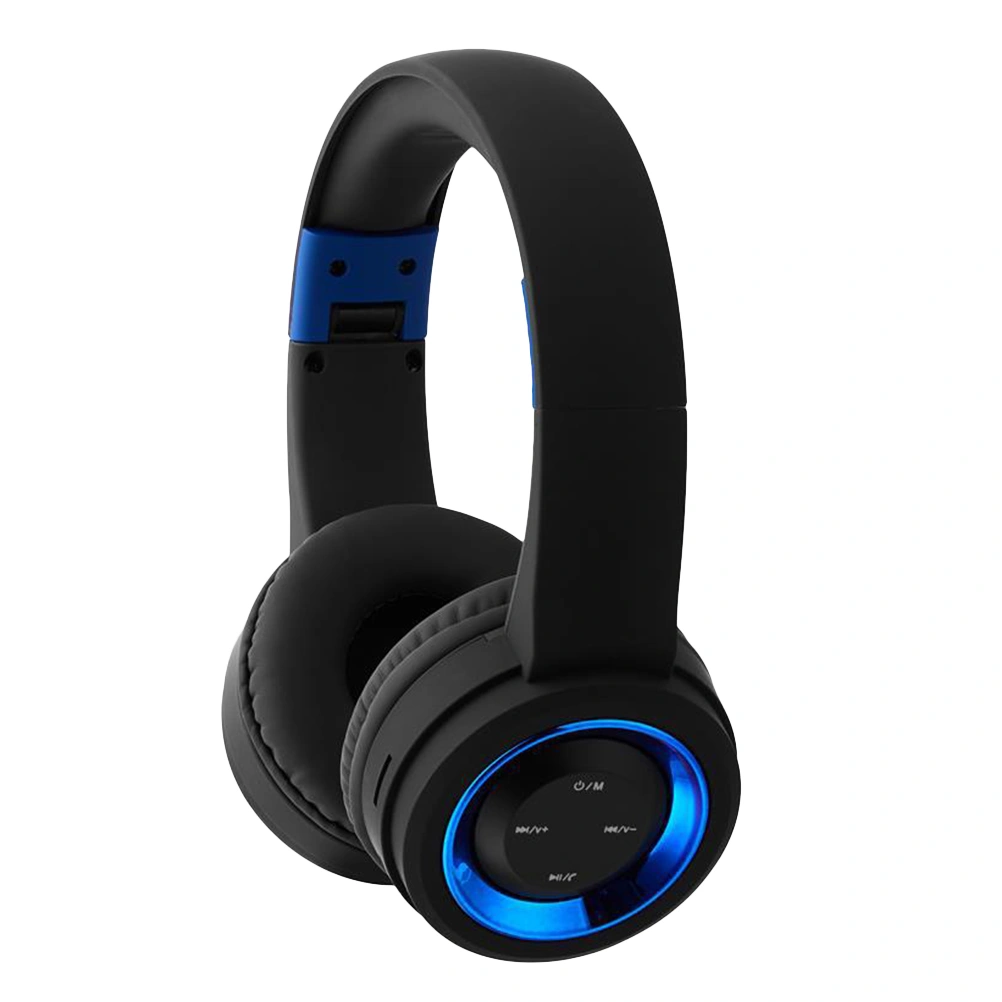 TR905 WirelessHeadphone Noise CancellingV4.1 Over Ear Headset (Black Blue)