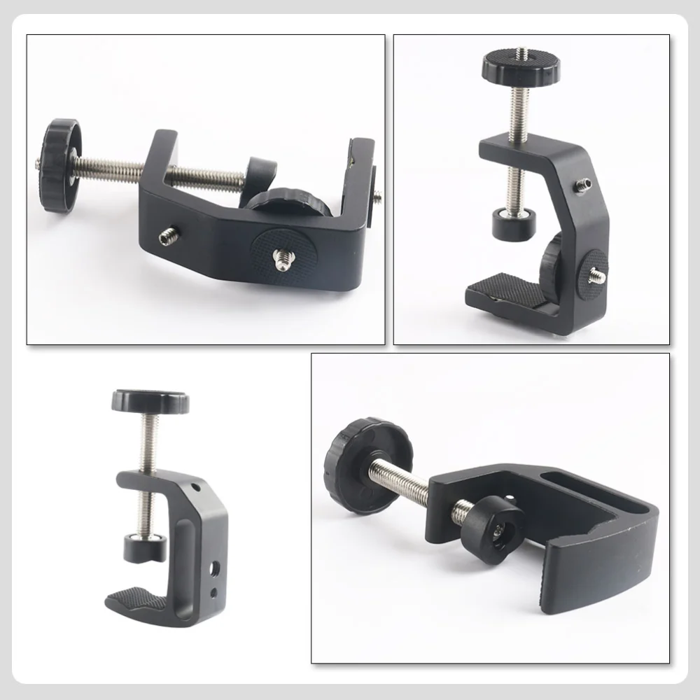 Desktop Mount Clip Quick Release C Clip Holder Adjustable Camera Bracket