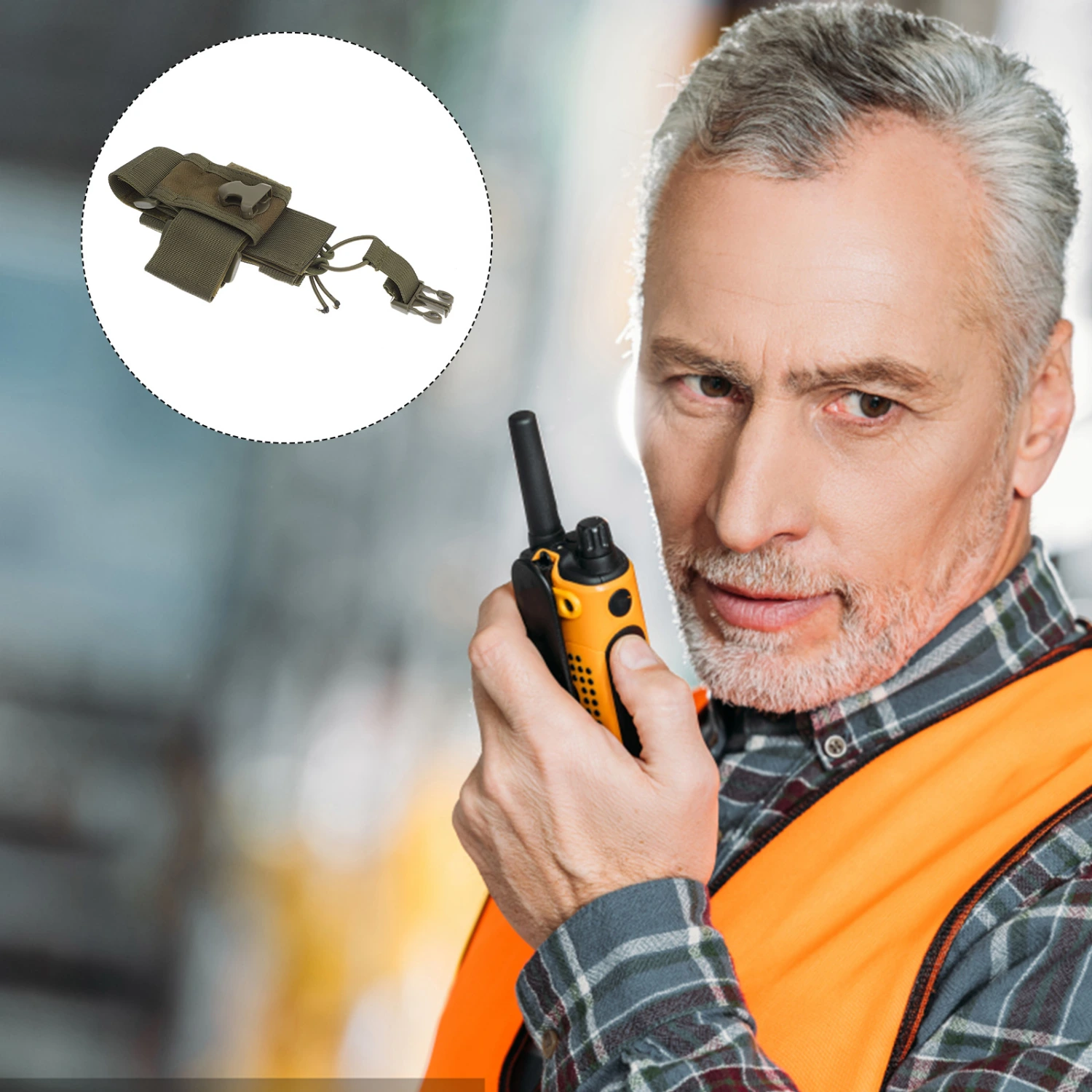 Walkie Talkie Holder Universal Radio Holder Heavy Duty Walkie Talkies Nylon Holster