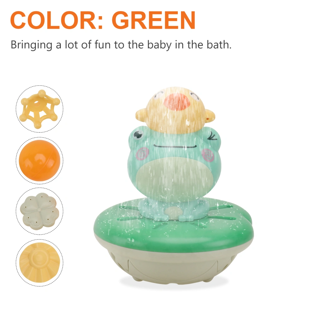 1 Set Spray Water Toy Bathtub Toddler Shower Toy Plaything for Child (Green)