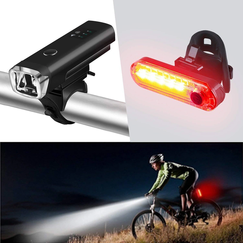 Rechargeable Light Illuminator Multi-purpose Flashlight Light Set(Black)