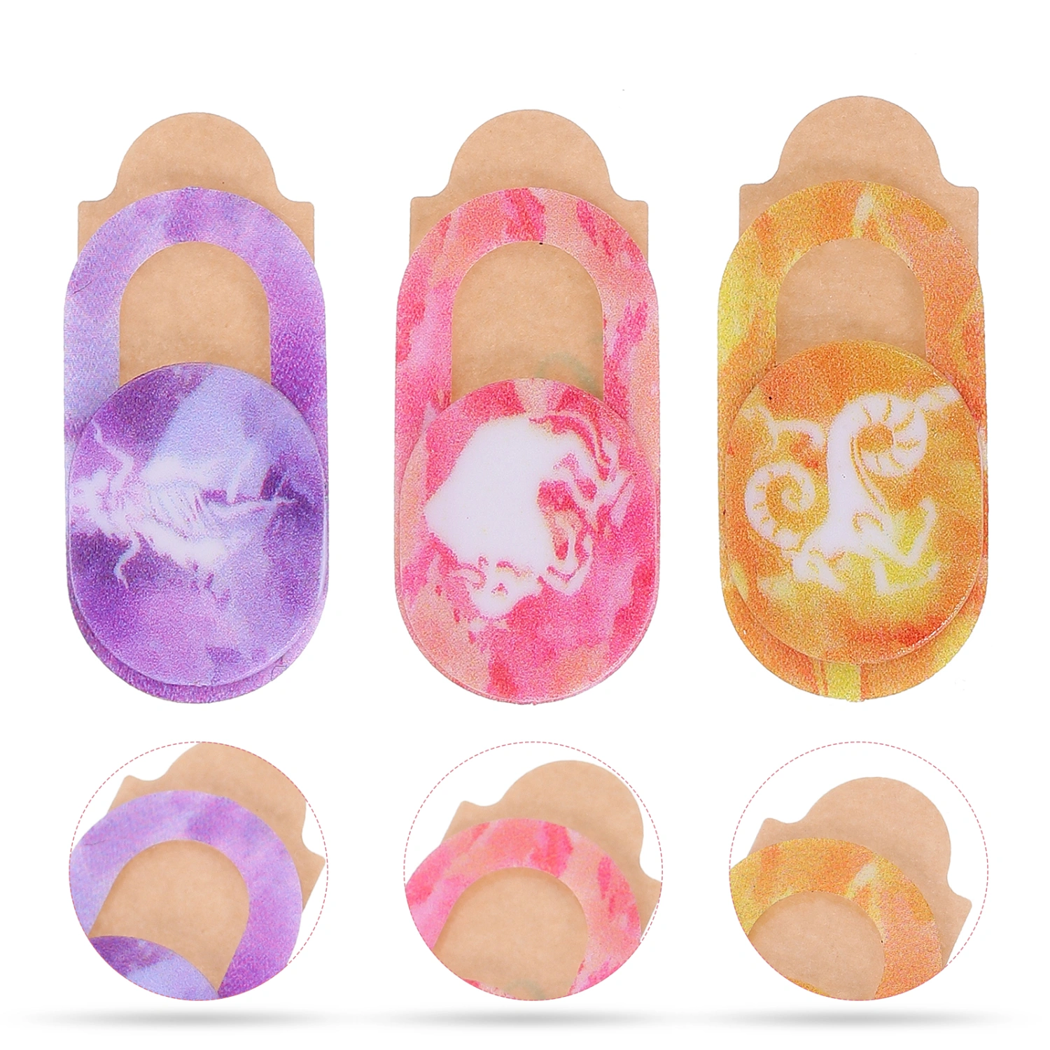 3PCS Constellation Phone Webcam Cover Professional Durable Webcam Cover