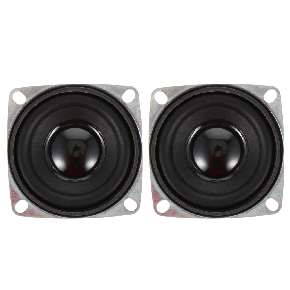 2pcs DIY Audio Magnetic Full Frequency Speaker 4 Euro WPU Square Speaker