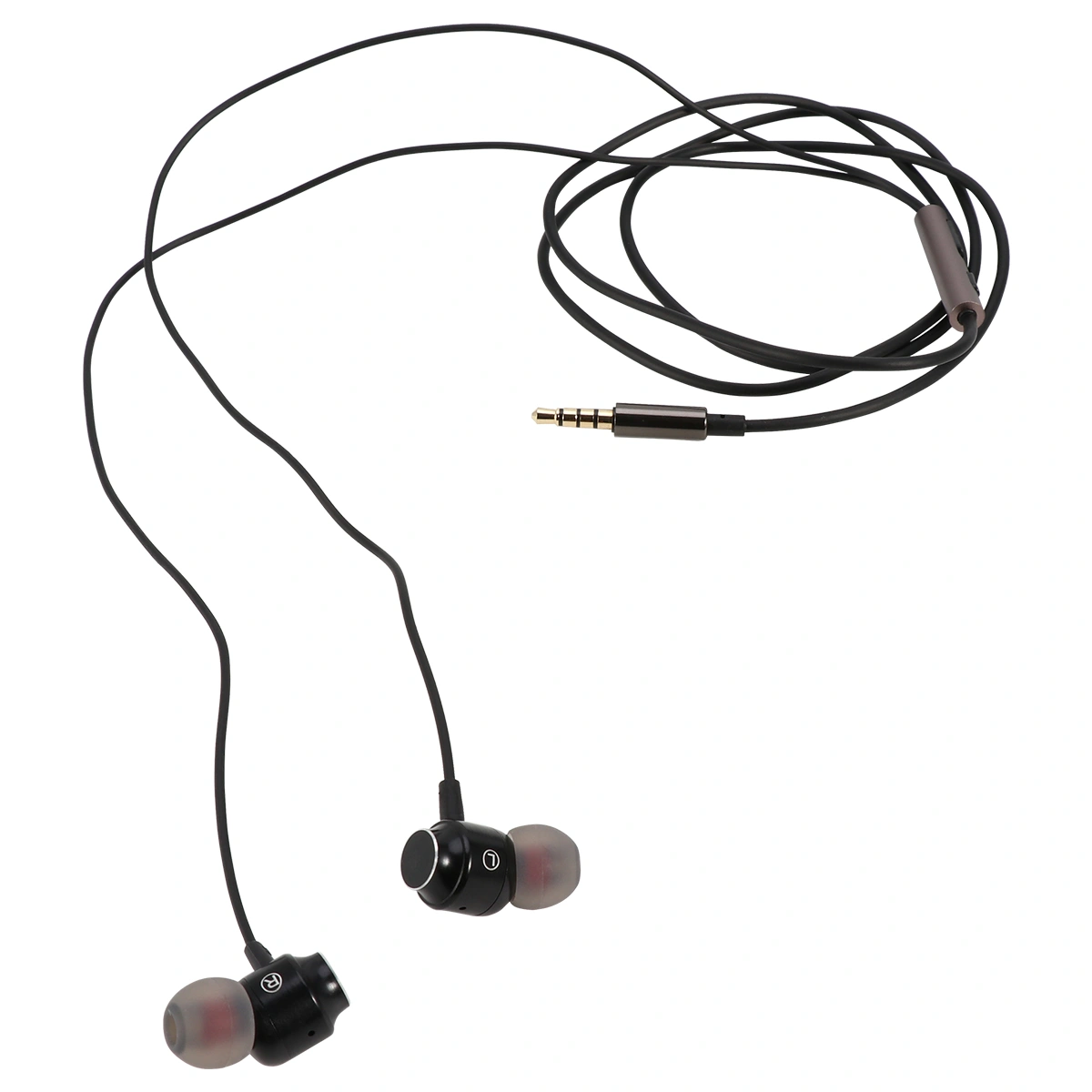 Wired Earbuds Ergonomic 3.5mm Plug In-ear Wired Control Headphones With Mic