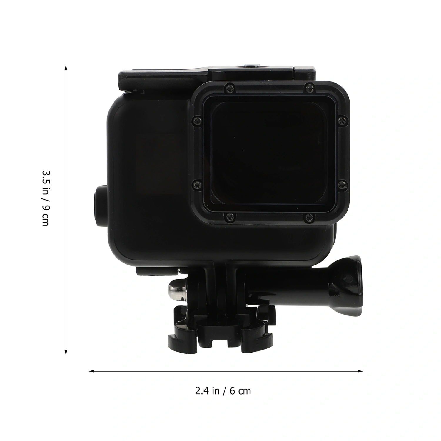 1pc Durable Camera Waterproof Shell Waterproof Case Camera Accessories (Black)