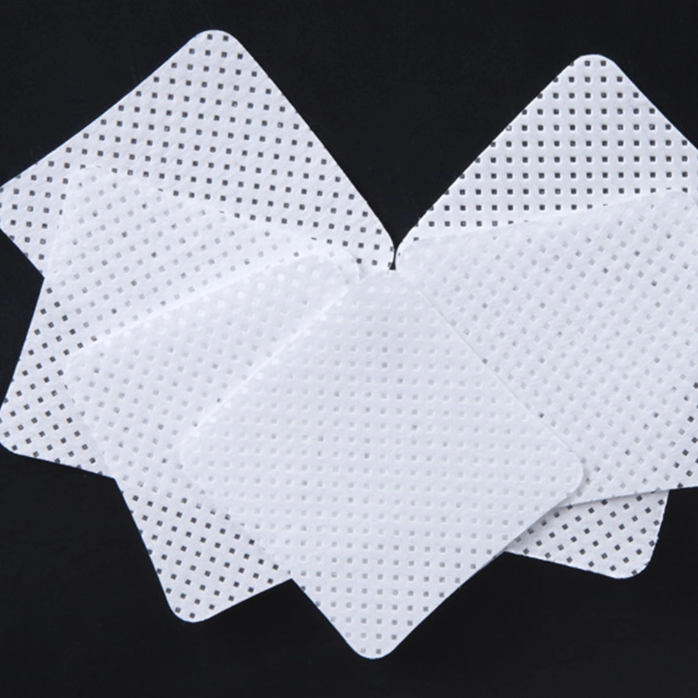2 Box 400pcs Grafting Eyelash Cleaning Cotton Pads Cosmetic Cleaning Pads (White)