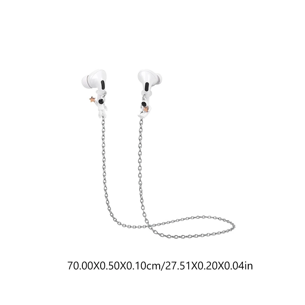 Spaceman Earphone Anti-lost Hanging Chain Headphone Lanyard Compatible for Airpods