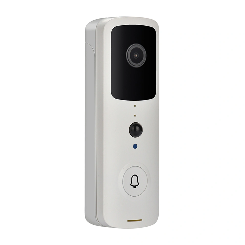 M300 WIFI Doorbell Video Door Intercom Wireless Smart Home IP Door Bell Camera Security Alarm IR Night Vision without Battery (White)