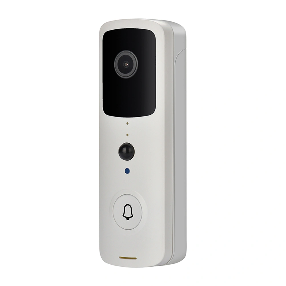 M300 WIFI Doorbell Video Door Intercom Wireless Smart Home IP Door Bell Camera Security Alarm IR Night Vision without Battery (White)