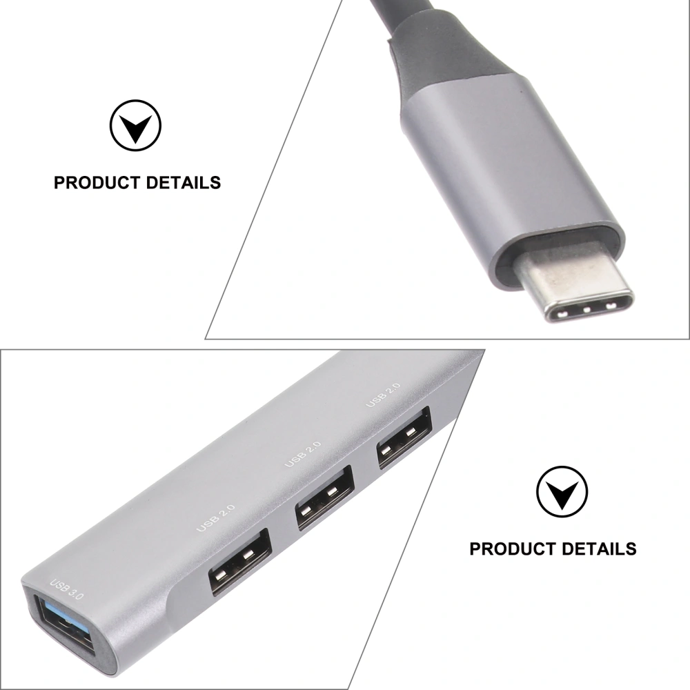 Type-C 4 In 1 Expansion Transfer Adapter Dock Holder Hub Computer Accessories