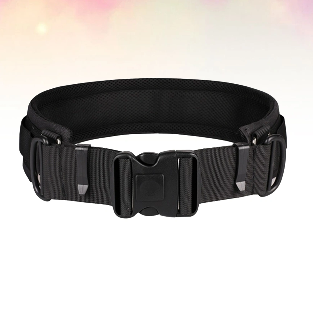 1pc SLR Camera Belt Wristband Strap Multi - Function Camera Belt Photography Belt for Photographer (Black)