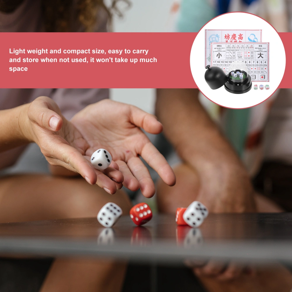 1 Set of Electric Dice Cup Professional Dices Table Dice Container Entertainment Dice Holder