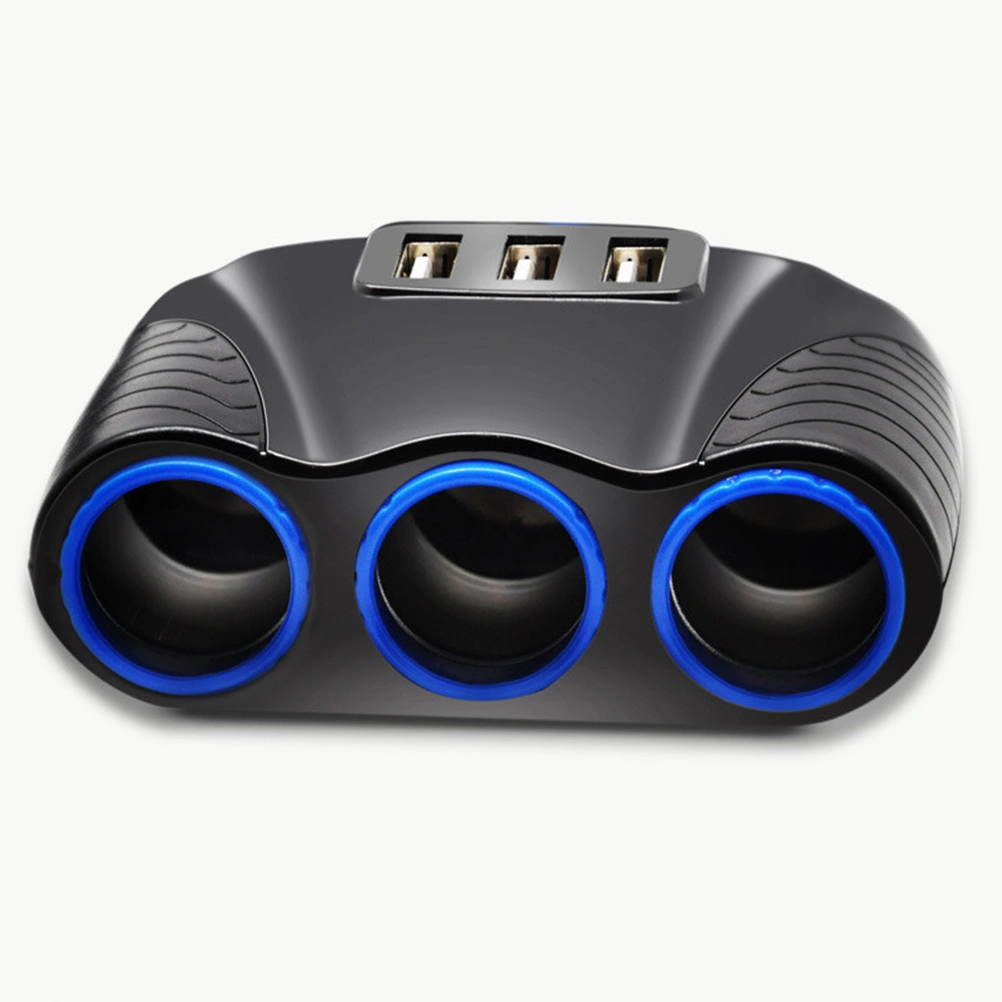 Cigarette Lighter Adapter Multiple Ports USB Car Charger Cigarette Lighter Splitter