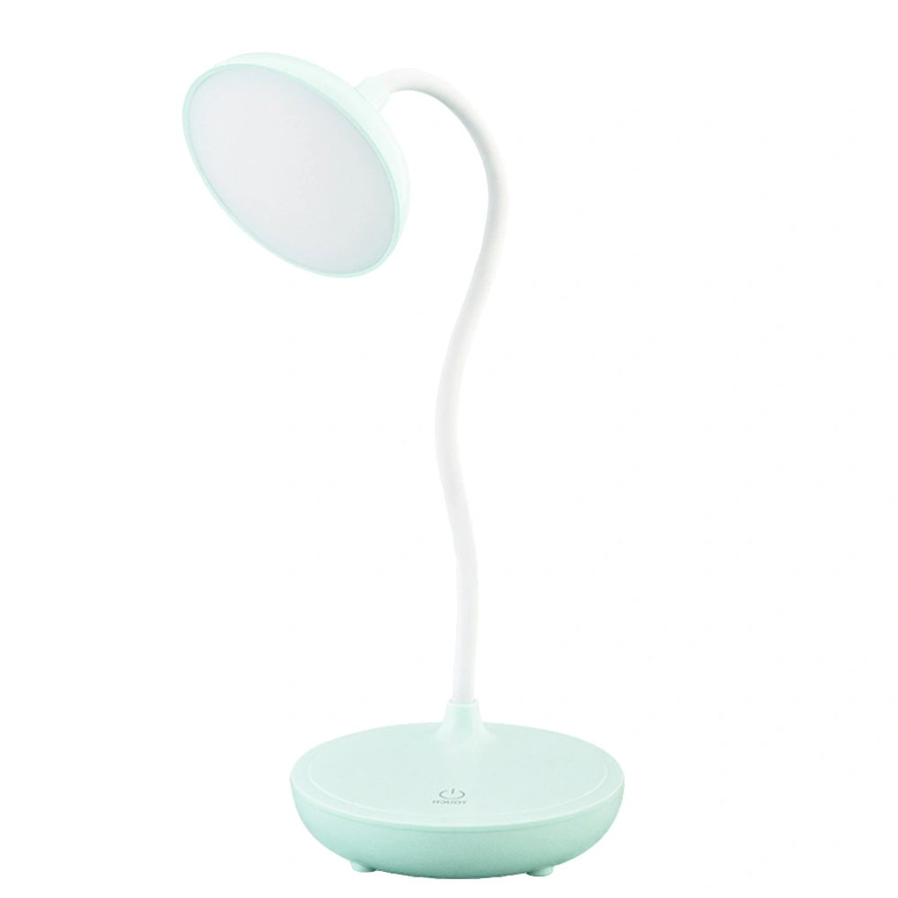 Learning Book Reading Lamp 360 Degree Rotation Eye Protection Light USB Charging Light (Blue)