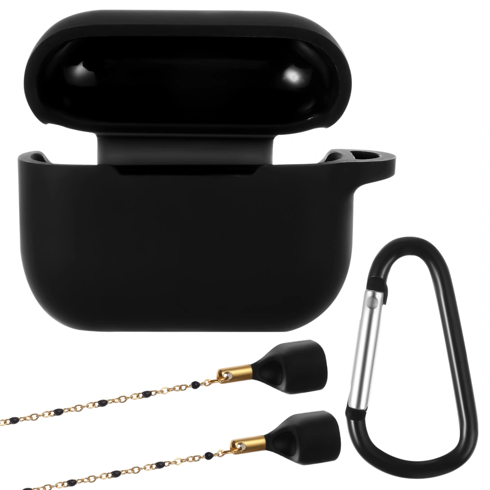 Silicone Earbuds Case and Anti-Lost Lanyard Chain Delicate Protective Kit Compatible for AirPods Pro 2