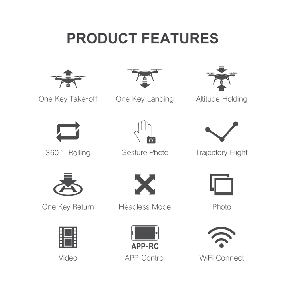 F84 4K Quadrotor Aerial Photography Drone RC Selfie Drone Foldable Helicopter Toy with Storage Bag (Blue)