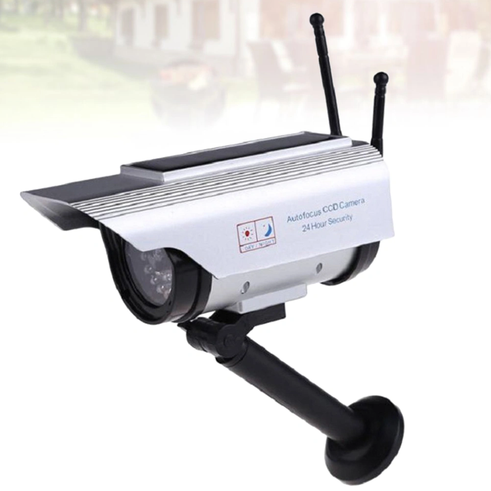 1pc Solar Power Imitation CCTV Camera High Simulation Monitor Outdoor Surveillance Camera