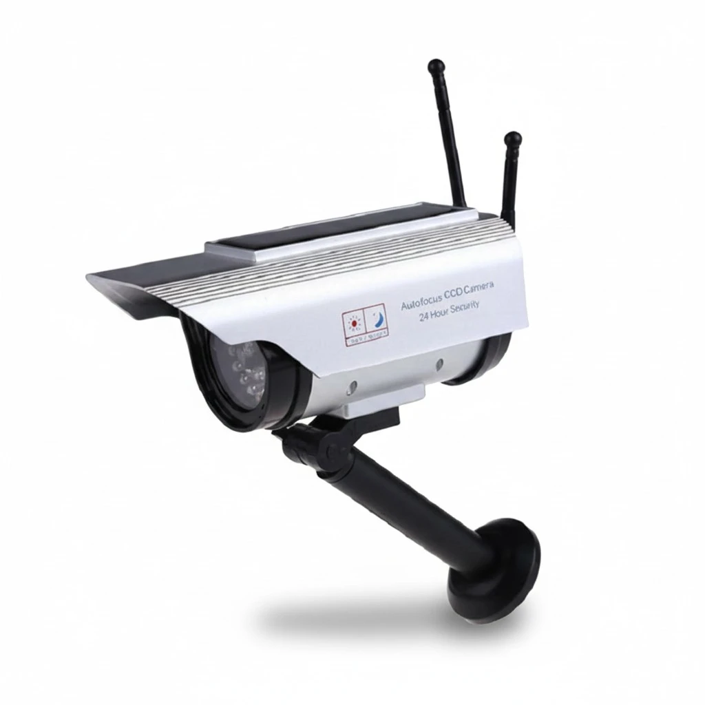 1pc Solar Power Imitation CCTV Camera High Simulation Monitor Outdoor Surveillance Camera