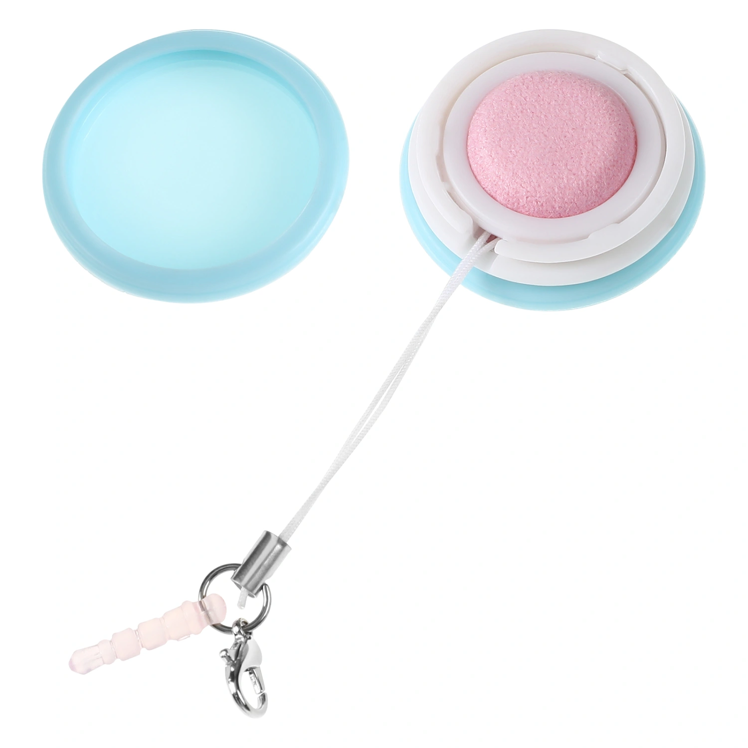 Phone Screen Cleaner Macaron Shaped Phone Cleaning Wipe Brush Cellphone Decorative Bag Pendant