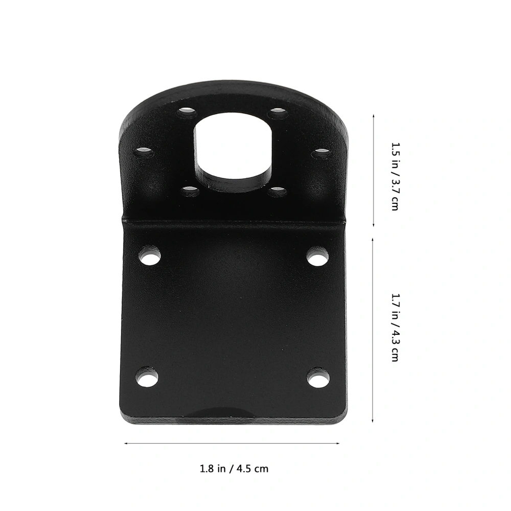 Gear Reduction Motor Holder 37mm DC Gear Motors Mounting Bracket (Black)