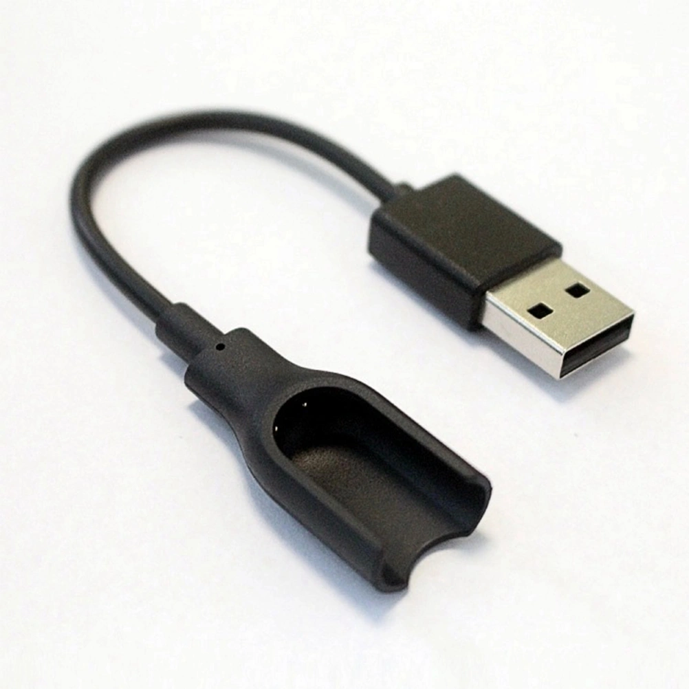 2pcs USB Charging Cable Charger Cord Wire Quick Data Transfer No Heating Charging Cable for Xiaomi Mi Band 3 Smart Bracelet