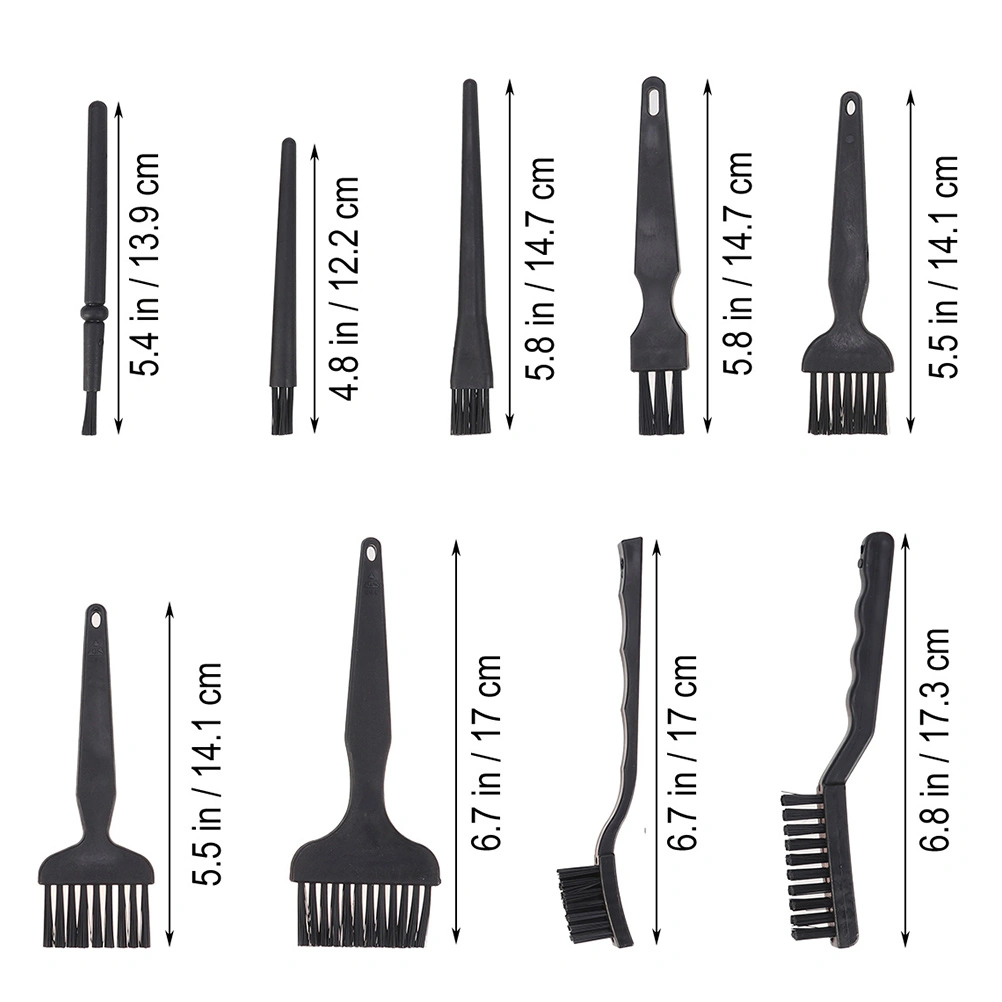 9Pcs Anti-Static Computer Cleaning Brush Electronic Components Cleaning Brush