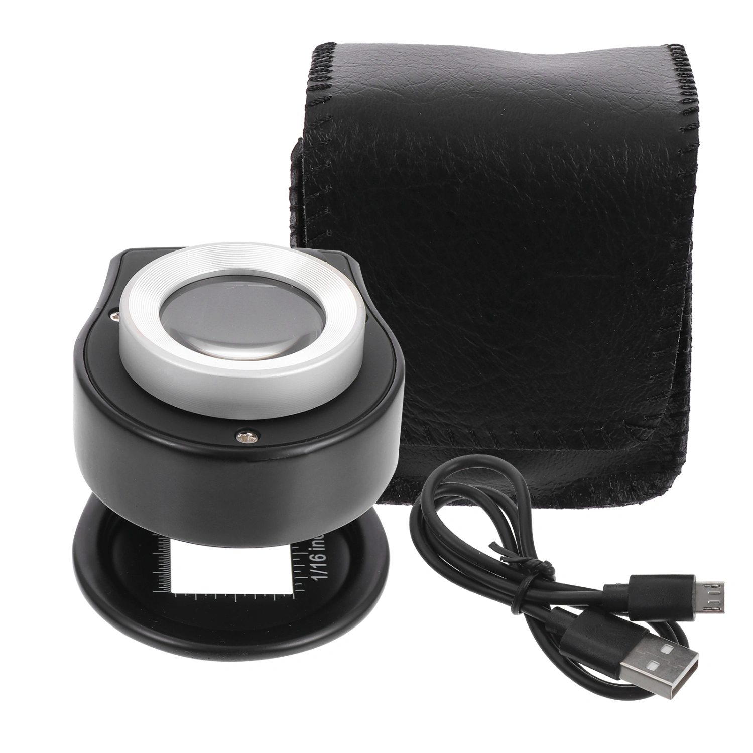Work Magnifying Glass Magnifying Equipment 30X Desktop Magnifier with Light
