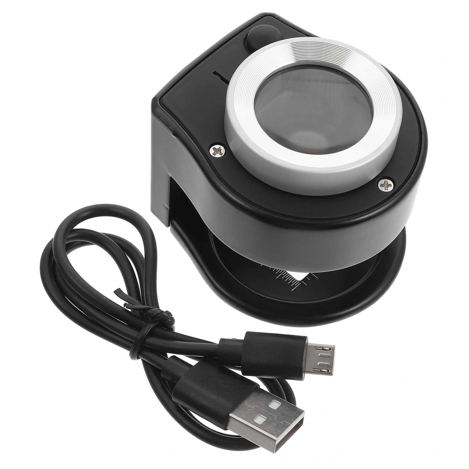 Work Magnifying Glass Magnifying Equipment 30X Desktop Magnifier with Light