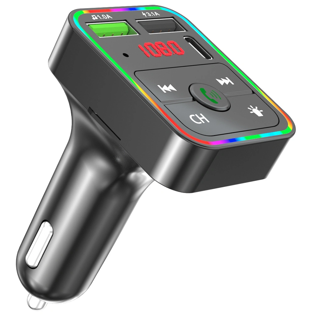 Car Wireless Adapter Radio Wireless Transmitter Car Kit Dual Usb Charger