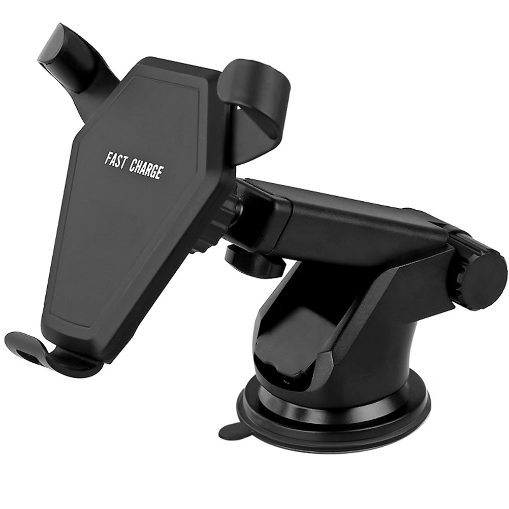 Wireless Fast Chargers 360 Degrees Rotatable Car Mount Charger For Galaxy S8/S8+/S7/S7 Edge/Note 5/S6 Qi Enabled Devices (Black)